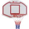 Garlando Tabellone da Basket Boston a Parete 91x63x3 cm Canestro e Rete Inclusi