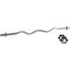 Toorx Bilanciere Sagomato 120 cm in acciaio cromato curl bar Ø25mm per pesistica