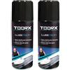 Toorx Kit Promo 2 Bombolette Spray Lubetech Olio Lubrificante per Nastri Tapis Roulant