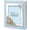 Valenti Album Con Cornice Porta Foto In Argento Valenti Orsetti Blu Regalo da Bambino