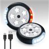 Luce per passeggino ricaricabile Amteker, 12 LED per luce, 2 effetti di luce
