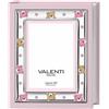 Valenti Album Cornice Porta Foto Argento Valenti Orsetti Stelle Rosa Regalo Bambina
