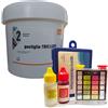 Aqua Sphere Tricloro Pastiglie Cloro Puro 90% per Piscina Secchio 5 kg kit analisi incluso