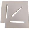 Waterline Angolo Standard 90° per Griglia Bordo Sfioro Piscine Misure mm 245x22h