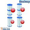 Bestway Filtri di Ricambio per Pompa Piscina Cartuccia di Filtraggio Riciclo dell'Acqua