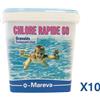 Mareva Chlore Rapide 60 Cloro Granulare Dicloro per Piscina Reva-Klor 5-10-25 kg