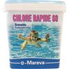 Mareva Chlore Rapide 60 Cloro Granulare Dicloro per Piscina Reva-Klor 5-10-25 kg