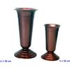 Home Vaso Cimitero Plastica ramato piccolo N1 Cm 24 Rame Home