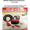 Bidone Aspirapolvere Aspiratutto per Auto 12v 120w