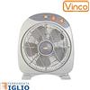 VINCO Ventilatore Box da Appoggio Tavolo Pavimento ø 30 cm 40W con Timer Spegnimento