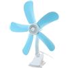 VENTILATORE A PINZA DA SCRIVANIA UFFICIO TAVOLO CLIP DOPPIO SNODO 5 PALE