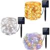 Luci di Natale Led Con Pannello Solare da Esterno Decorazioni Natalizie Arredo