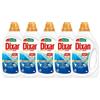 Dixan Liquido Expert Pulito&Igiene Detersivo Lavatrice, 5 Confezioni