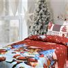 Royal House Trapunta natalizia piumone invernale letto singolo 1 posto Babbo Natale 6513