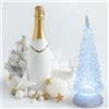 Lotti Importex Lotti Albero di Natale in Acrilico GLITTER LED ICE Alberello Luminoso a Batteria