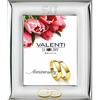 Valenti Cornice Valenti 15*19 Nozze D'Oro Regalo 50° Anniversario Matrimonio Foto 9*13
