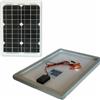 Sharp PANNELLO SOLARE MODULO FOTOVOLTAICO 30W 30WATT 12V CELLE SILICIO PINZE BATTERIA