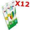 Carioca Kit Risparmio Scuola 12 Confezioni da 12 Pastelli Matite Colorate Carioca Tita