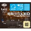 Lotti Importex Ice Light 66 LED Tenda Luminosa Natalizia cm 270x80h Luci di Natale Vari Colori