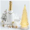 Lotti Importex Lotti Albero di Natale in Acrilico GLITTER LED ICE Alberello Luminoso a Batteria