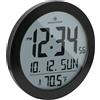 Marathon Orologio Da Parete Digitale Rotondo Marathon Calendario Temperatura Interna 17cm