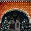Lotti Importex Ice Light Tenda Luminosa Natalizia Natale 300 Luci LED Bianco Caldo cm 345x180h