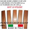 KIT15 DOGHE DI RICAMBIO PER RETI LETTO IN LEGNO-TUTTE LE MISURE-LARGHEZZA 5.3 cm