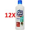 LYSOFORM 12 X Lysoform Casa Disinfetta E Pulisce Freschezza Alpina 1100 Ml