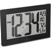 Marathon Grande Orologio Digitale Da Parete Radiocontrollato Marathon Cifre Da 24cm NERO