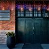 XMASKING Lotti Importex Tenda Ice Light Stelle 150 LED Luci Natale Bianco Caldo + Freddo