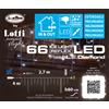 Lotti Importex Ice Light 66 LED Tenda Luminosa Natalizia cm 270x80h Luci di Natale Vari Colori