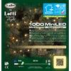 Lotti Importex Lotti Catena Luminosa Luci di Natale 30 mt con 1000 MiniLED 8 Giochi di Luce