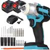 K2 STORE AVVITATORE A IMPULSI BRUSHLESS 400Nm DOPPIA BATTERIA 48V CON 7 INSERTI TRAPANO