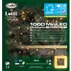 Lotti Importex Lotti Catena Luminosa Luci di Natale 30 mt con 1000 MiniLED 8 Giochi di Luce