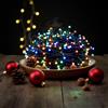 Lotti Importex Lotti Catena Luminosa Luci Natale 500 LED Multicolor 25 mt con Pannello Solare