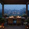 Lotti Tenda Luminosa Natalizia IceLight 186 LED Bianco Flash Luci Natale Esterno
