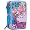Sj Gang Seven Sj Gang Zaino scuola Sdoppiabile Estensibile e/o Astuccio 3 zip Uniwing girl 23