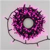 Lotti Importex Lotti Catena Luminosa Rosa Fucsia TLG 360 LED 25,7m Luci Natale Timer Esterno
