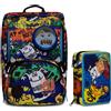 Sj Gang Seven Sj Zaino scuola Sdoppiabile estensibile e/o Astuccio 3 zip Big Critty boy 2023