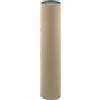 IMBALLAGGI 2000 - 100 Tubi Cartone Premium 70x10cm con Tappi Plastica