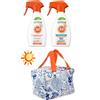 Dermolab Crema Solare Protezione 30 + 50 Set Famiglia Mare Spiaggia Borsa Frigo
