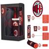 AC Milan Spazzolino Milan Uomo Donna Set OralCare Con Dentifricio Bicchiere e Pochette