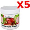 Krauterhof Crema Gel con Vite Rossa ed Ippocastano 5x100 ml Rigenerante Gambe