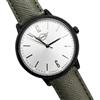Mini Cooper - BMW Orologio Uomo Donna MINI COOPER Pelle Verde Scuro Swiss Made Cassa Acciaio Nero