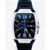 Locman Orologio Uomo Locman Tremila Cronografo Titanio Acciaio Gomma Nero Lancette Blu