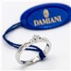 Damiani Anello Damiani solitario in oro bianco 18kt con diamante A.117