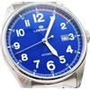 Lorenz Orologio Uomo Lorenz Automatico Meccanico Movimento Miyota Acciaio Quadrante Blu
