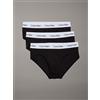 Calvin Klein Slip Boxer CALVIN KLEIN Intimo uomo Mutande 3Pack Elastico a vista Logo cotone