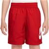 NIKE SHORT CLUB WVN - ROSSO/BIANCO - HF8138-657