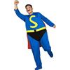 My Other Me Costume da Superman Grasso Ciccione Vestito Uomo Carnevale tg M-L